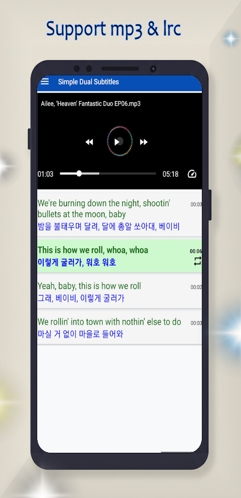 คำบรรยายคู่ - เครื่องเล่นวิดีโอ screenshot 5