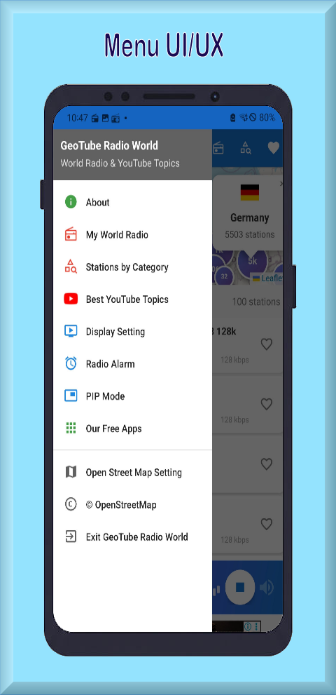 GeoTube วิทยุโลก screenshot 5